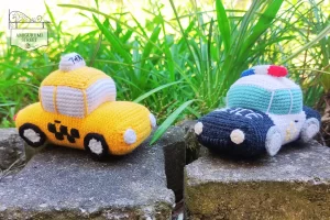 Read more about the article Amigurumi Police Car And Taxi Pattern