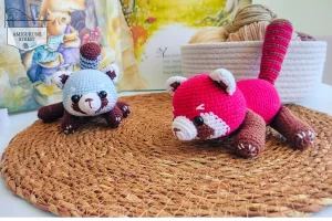 Read more about the article V Stitch vs X Stitch In Single Crochet – Zeda The Red Panda Pattern Review